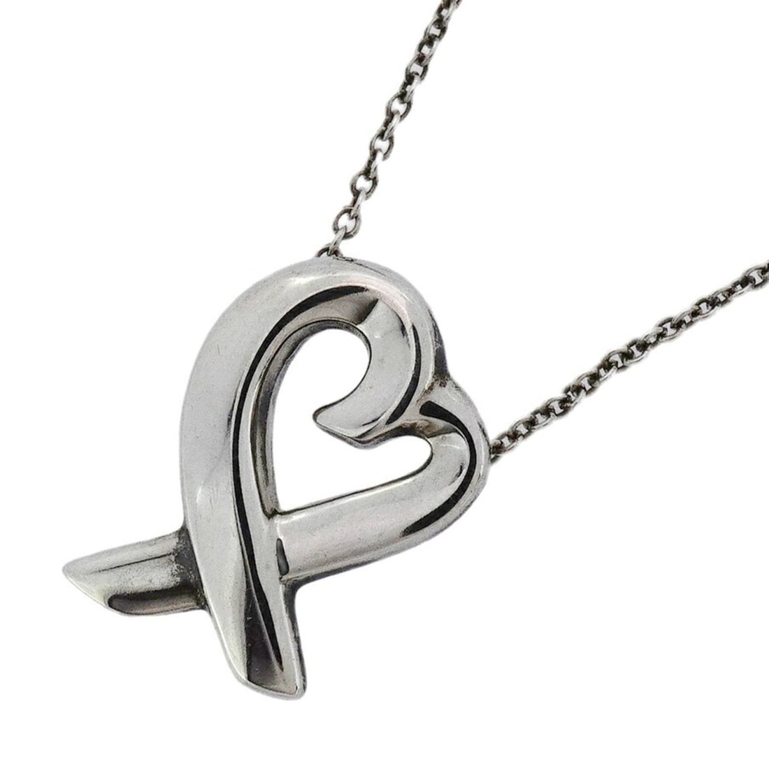 Tiffany Loving Heart Necklace, Silver 925, Women's: --- Catalog ---Category: SizePendant Size: 15.9mm x 11.2mm / 0.62'' x 0.44''Neck Circumference: 40 cm / 15.74''Category: DesignGender: WomenMaterial: Silver 925Necklace Type: NecklaceCategory: General