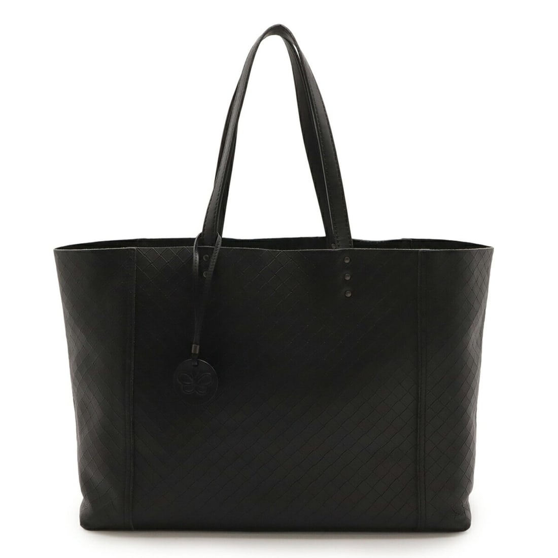 BOTTEGA VENETA Intreccio Mirage Tote Bag/Shoulder Bag in Black Leather (Product Code: 298780): --- Catalog ---Category: SizeSize (HxWxD): 27cm x 45cm x 11cm / 10.62'' x 17.71'' x 4.33''Category: DesignType: Shoulder bag, Tote bagColor: BlackGender: Men,WomenMaterial: Leather Category: GeneralMP