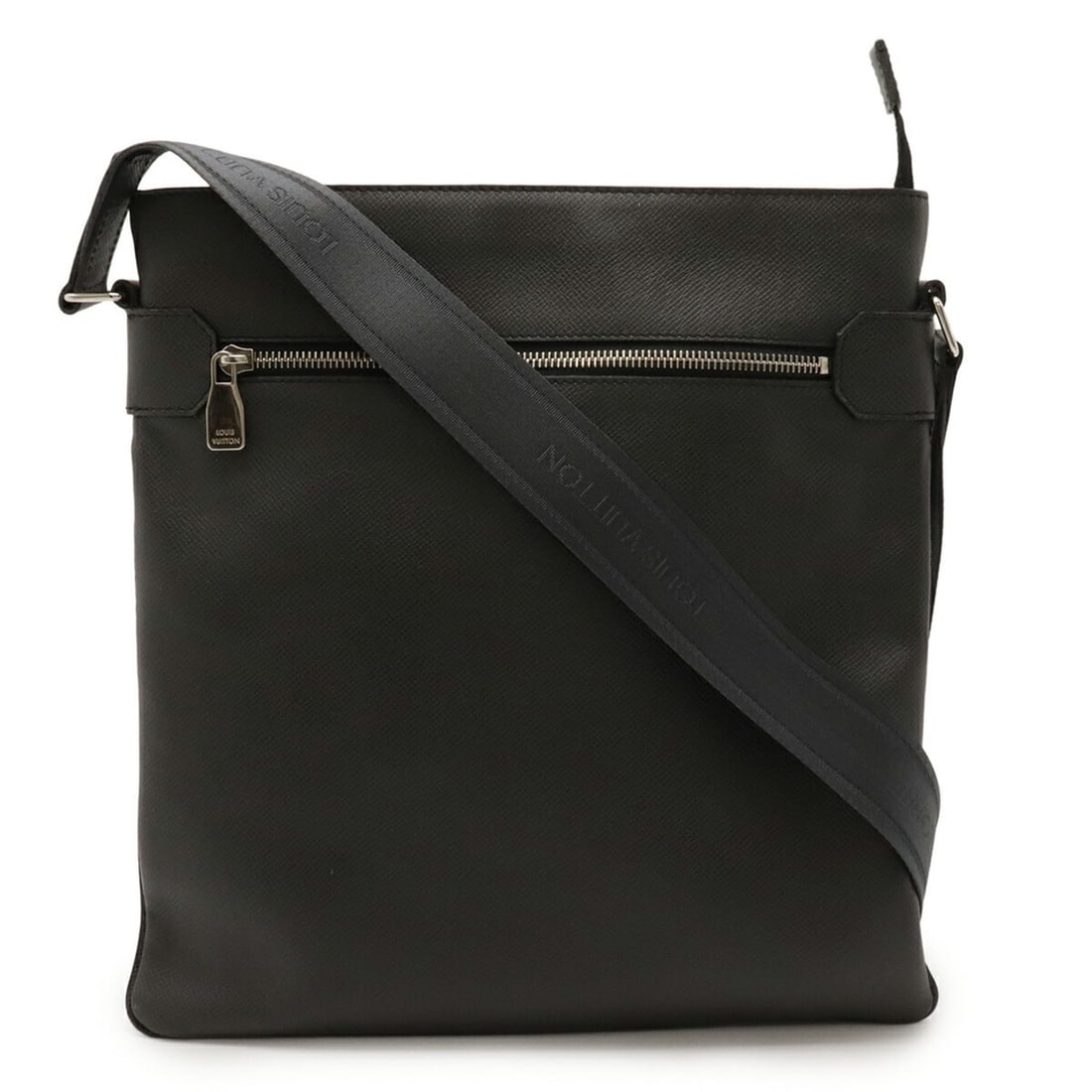 LOUIS VUITTON Taiga Sasha Shoulder Bag in Black Leather Ardoise M32712: --- Catalog ---Category: SizeSize (HxWxD): 33cm x 31cm / 12.99'' x 12.2''Category: DesignType: Shoulder bagColor: Ardoise, BlackGender: Women,MenMaterial: Taiga leather , Leather Category: GeneralMPN: