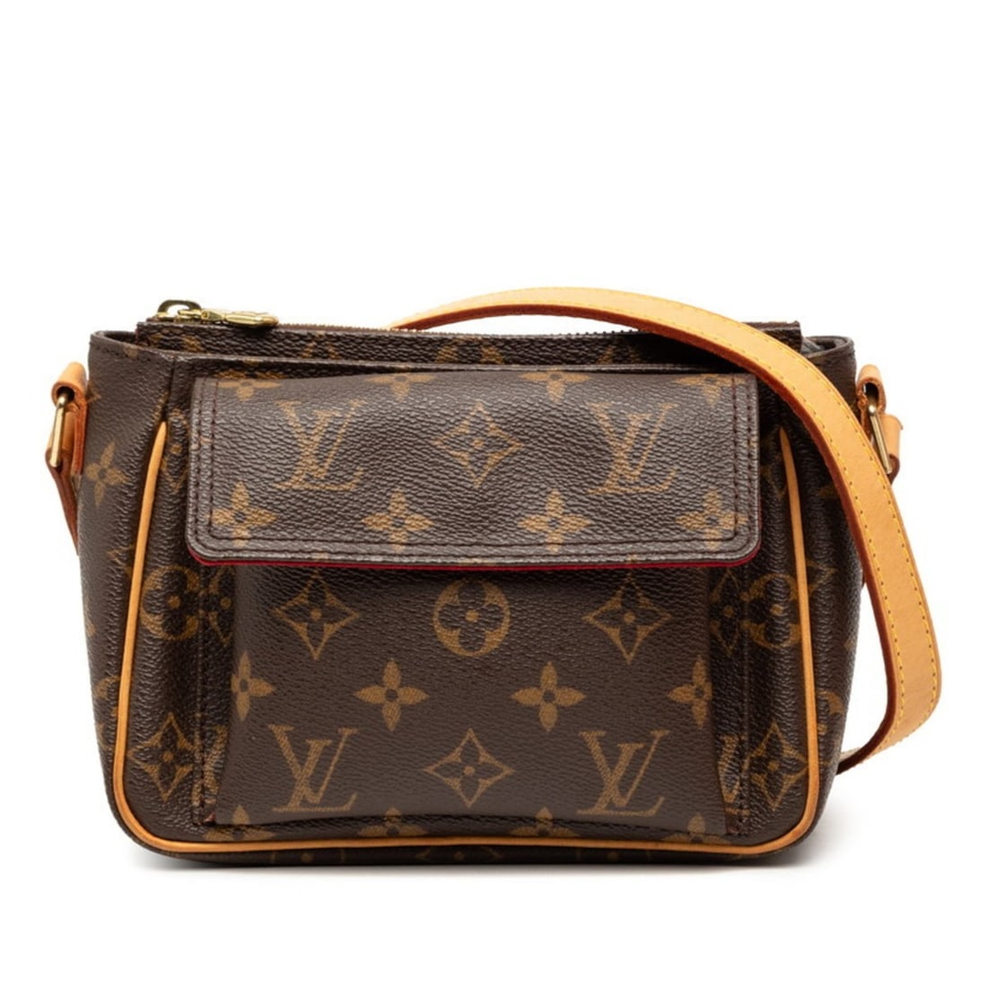 Louis Vuitton Monogram Viva Cite PM Crossbody Shoulder Bag M51165 Brown Leather Women's LOUIS (1 of 9)
