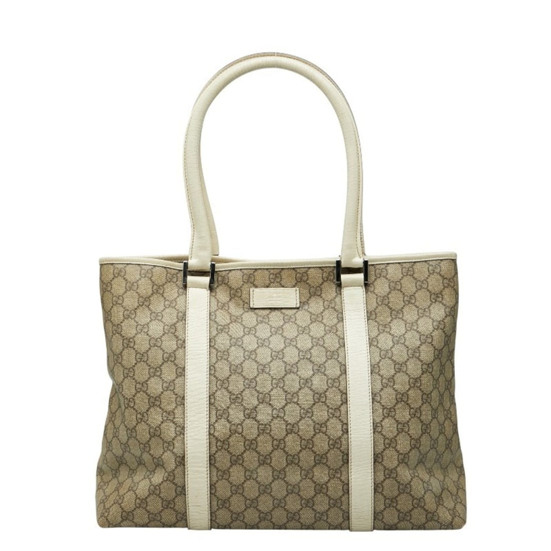 Gucci GG Supreme Tote Bag Handbag 114288 Beige Ivory Leather Women's GUCCI: --- Catalog ---Category: SizeSize (HxWxD): 31cm x 40cm x 13cm / 12.2'' x 15.74'' x 5.11''Category: DesignType: Handbag, Tote bagColor: Beige, IvoryGender: WomenMaterial: GG Supreme Category: GeneralMP