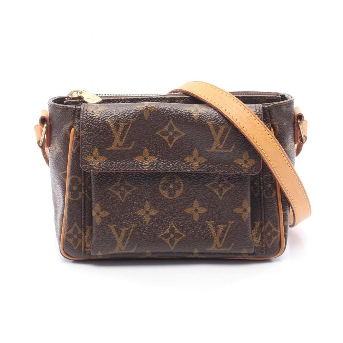 Louis Vuitton Viva Cite PM Shoulder Bag, Coated Canvas and Leather, Monogram, Women's, Brown, M51165 (1 of 11)