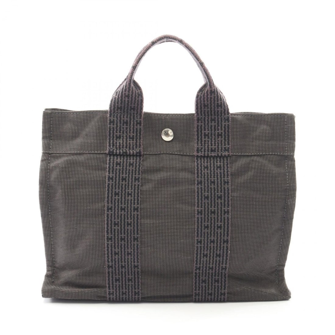 Hermes Hermès Air Line PM Tote Bag, Nylon Canvas, Women's, Gray: --- Catalog ---Category: SizeSize (HxWxD): 23cm x 30cm x 8cm / 9.05'' x 11.81'' x 3.14''Category: DesignType: Tote bagColor: GrayGender: WomenMaterial: Nylon canvas Category: GeneralBrand: Hermes--- I