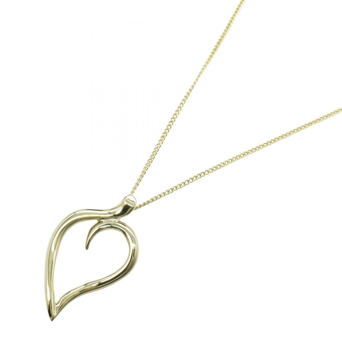 Tiffany & Co. Leaf Necklace, 18K Yellow Gold, Women's, Gold: --- Catalog ---Category: SizePendant Size: 25mm x 15mm / 0.98'' x 0.59''Neck Circumference: 45.5 cm / 17.91''Category: DesignColor: Yellow goldGender: WomenMaterial: Yellow gold (18K)Necklace Type: Ne