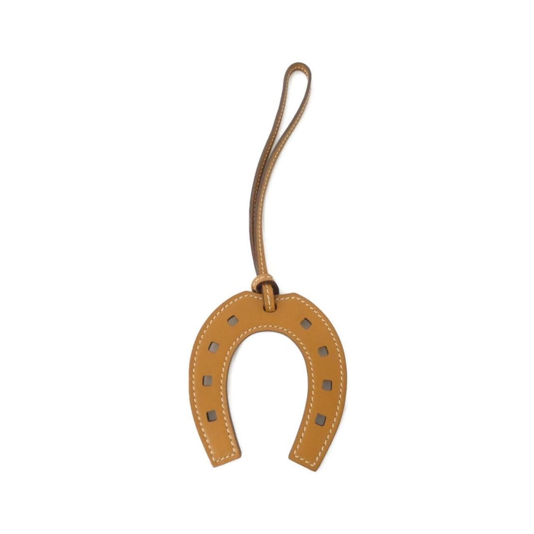 Hermes Hermès Paddock Faire à Cheval Accessory Bag Charm 063614CA: --- Catalog ---Category: SizeChain Length: 310.00mm / 12.20''Size (HxWxD): 80.00mm x 75.00mm / 3.15'' x 2.95''Category: DesignType: Handbag charmColor: Beige, NaturalGender: Women,MenMaterial: Vache l