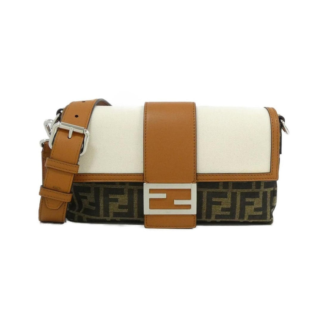 Fendi Baguette 7VA472 AFBM waist bag: --- Catalog ---Category: SizeSize (HxWxD): 14cm x 25cm x 3cm / 5.51'' x 9.84'' x 1.18''Category: DesignType: Fanny packColor: Beige, BrownGender: MenMaterial: Canvas Category: GeneralMPN: 7VA472