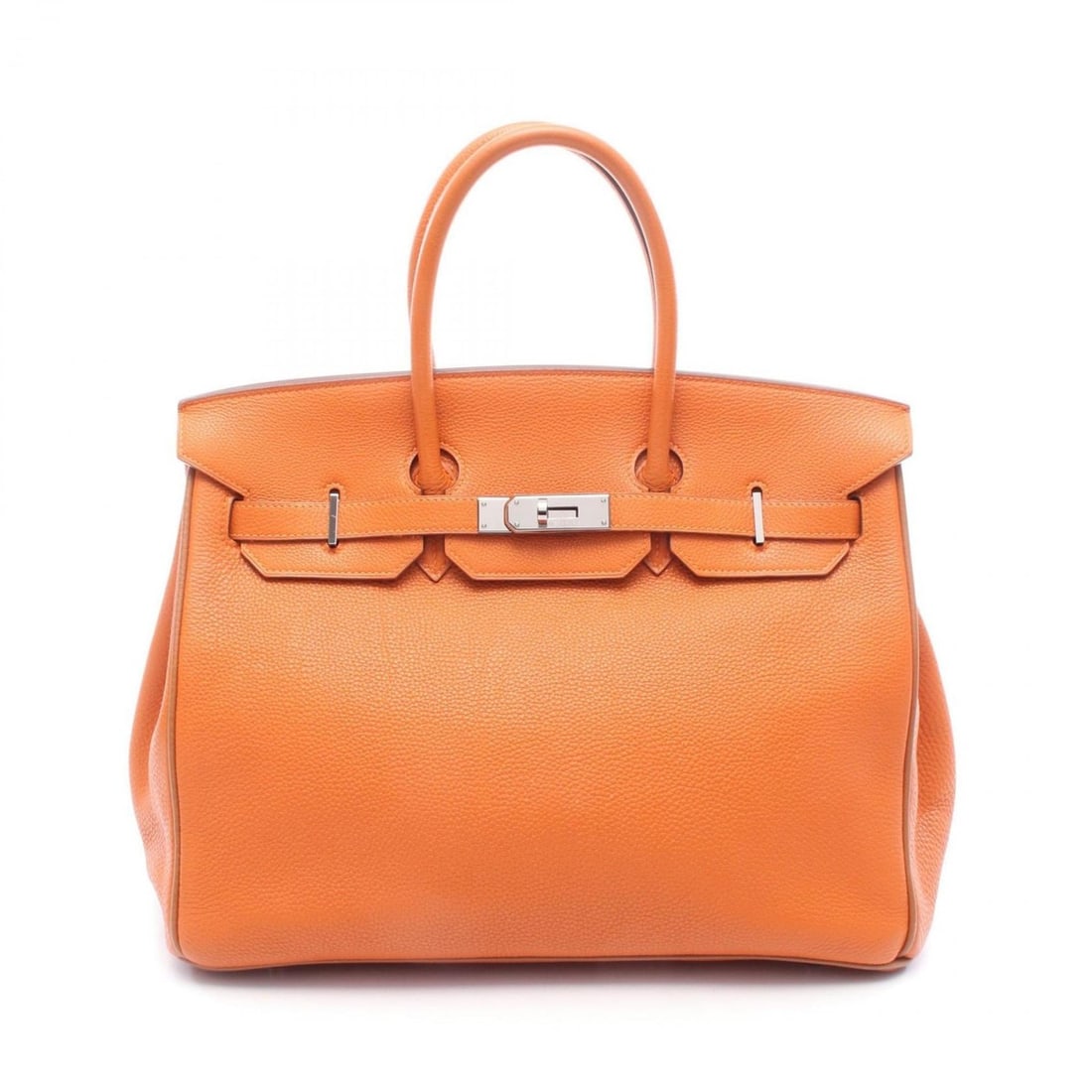 Hermes Birkin 35 Potiron Gold Handbag Togo Women's Orange Brown (1 of 16)