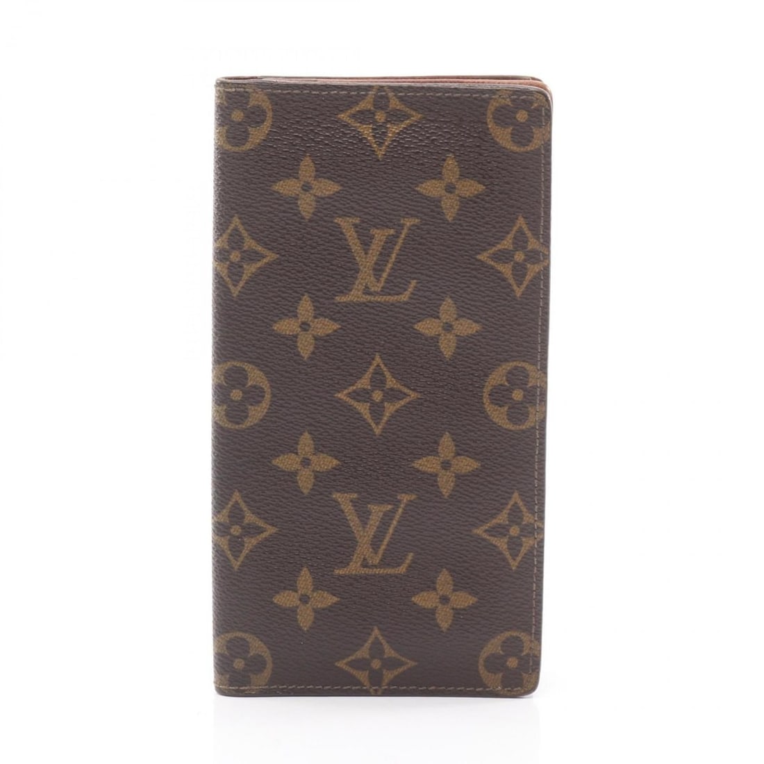 Louis Vuitton Porte Carte Credit Monogram Bifold Long Wallet, Coated Canvas, Monogram, Men's and (1 of 8)