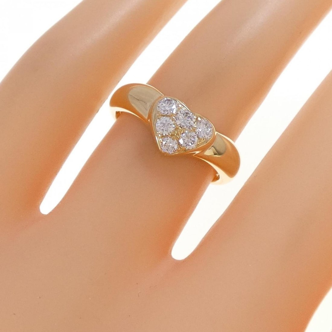 Tiffany Pave Heart Ring - 5