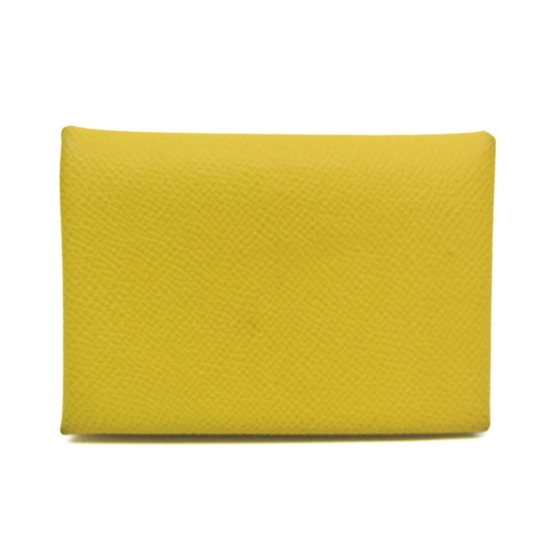 Hermes Calvi Duo Epsom Leather Card Case Yellow (1 of 14)