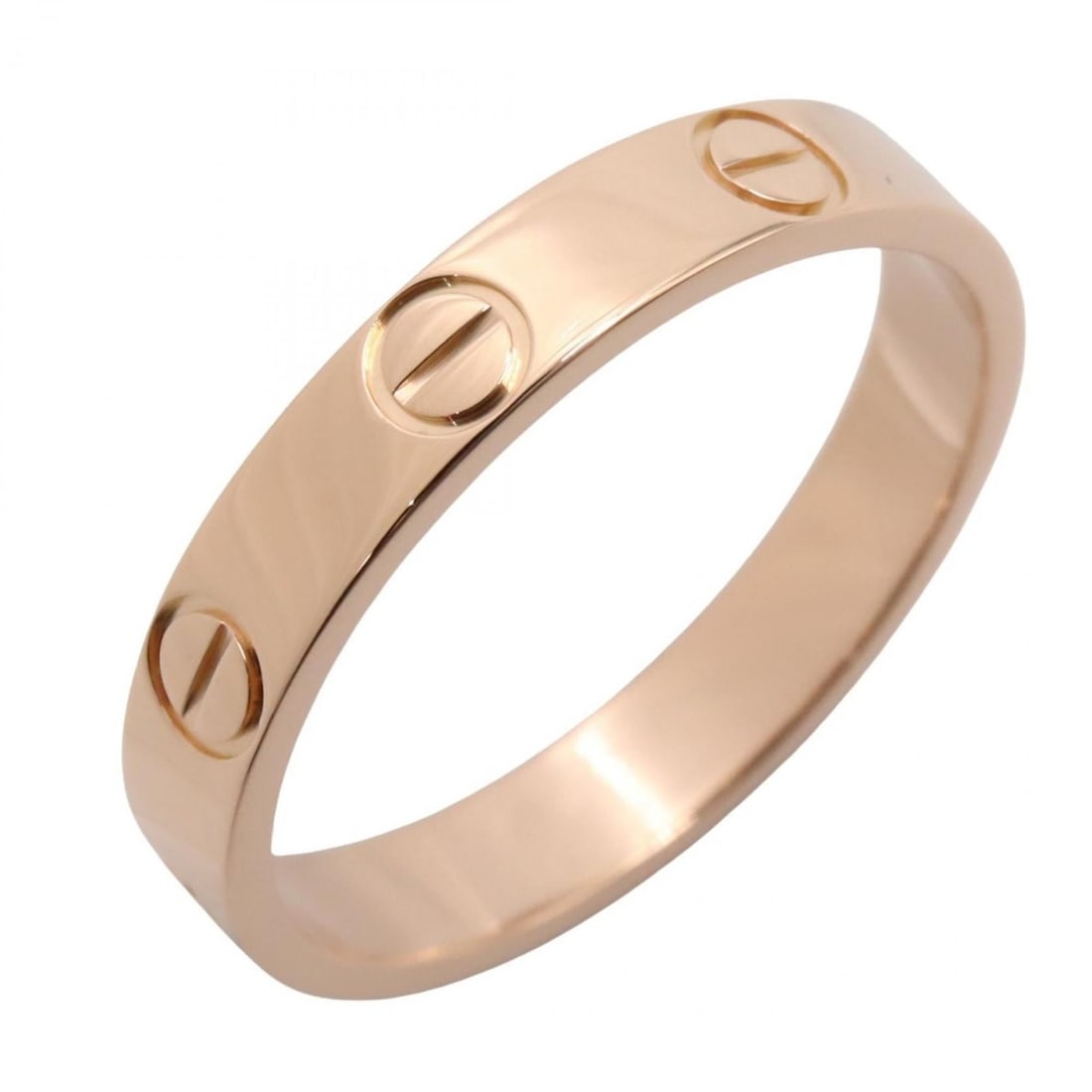 Cartier Mini Love Ring, 18K Pink Gold, Women's, B4085200 (1 of 15)