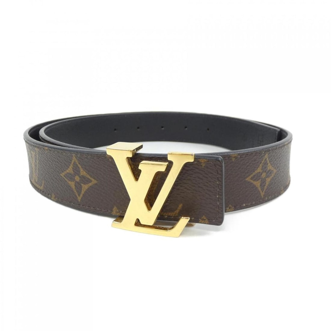 Louis Vuitton LV Initial Reversible Belt M9453: --- Catalog ---Category: SizeWidth: 3cm / 1.18''Length: 79.5cm - 89.5cm / 31.29'' - 35.23''Category: DesignType: Standard beltColor: BrownGender: WomenLeather/Fur Type: Coated leatherMaterial (Strap):