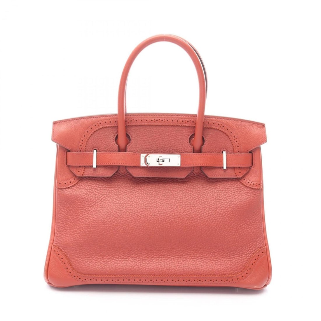 Hermes Hermès Birkin 30 Gillies handbag, leather, Taurillon Clemence, women's, burgundy (1 of 11)