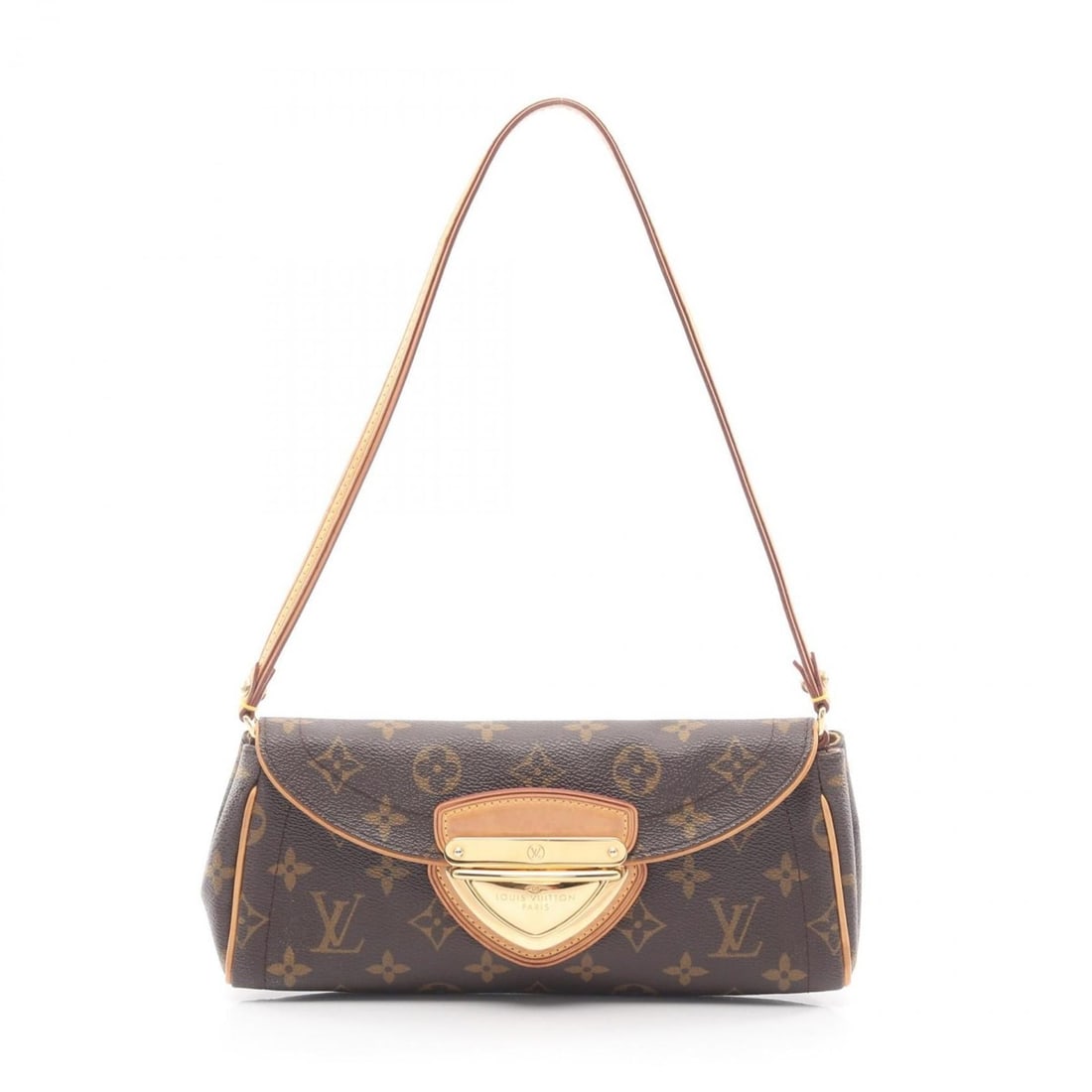 Louis Vuitton Beverly Pochette Shoulder Bag in Coated Canvas and Leather with Monogram Design, (1 of 9)