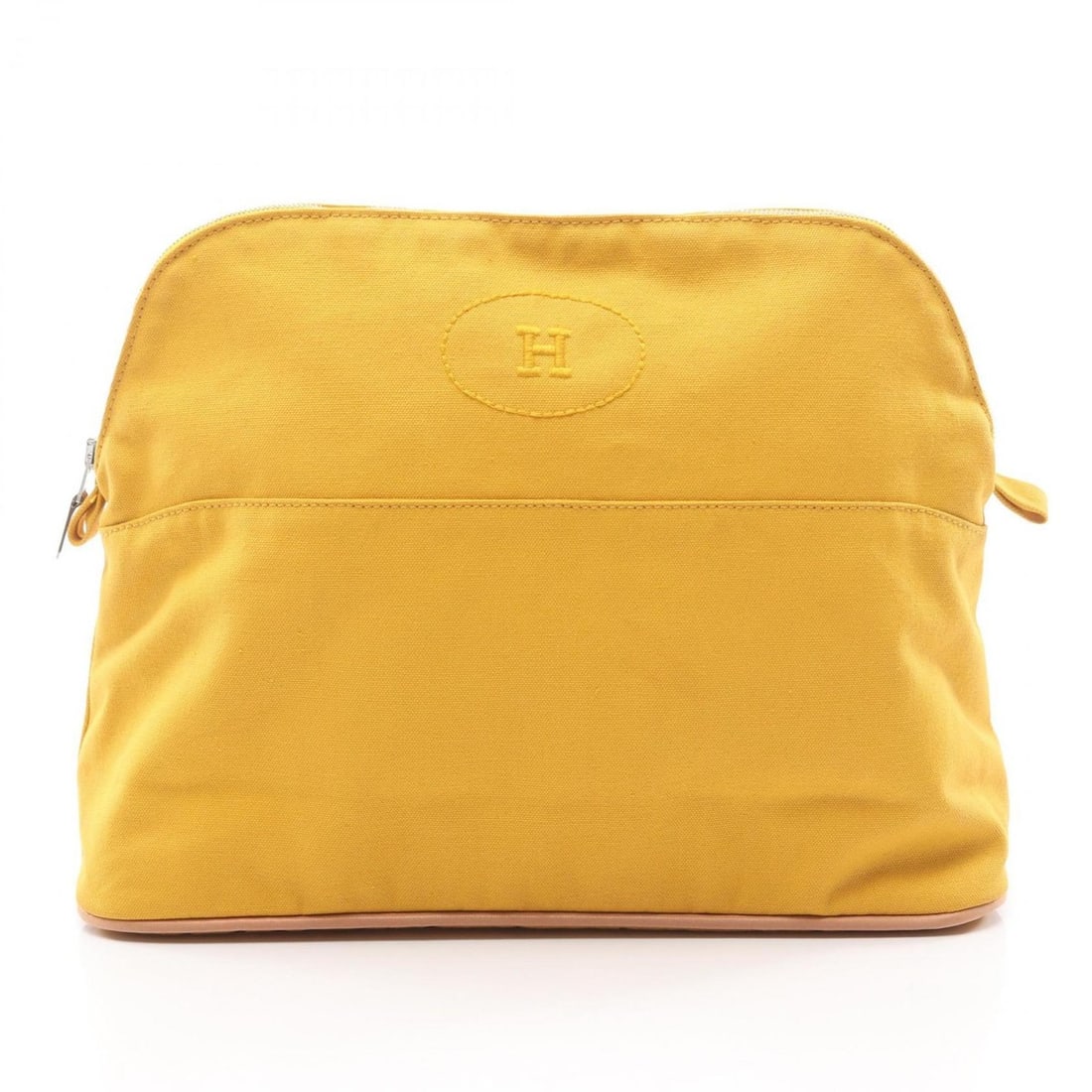 Hermes Hermès Bolide Pouch 30 Canvas Bag for Women, Yellow: --- Catalog ---Category: SizeSize (HxWxD): 23cm x 30cm / 9.05'' x 11.81''Category: DesignType: PouchColor: YellowGender: WomenMaterial: Canvas Category: GeneralBrand: Hermes--- Item List ---Section: C