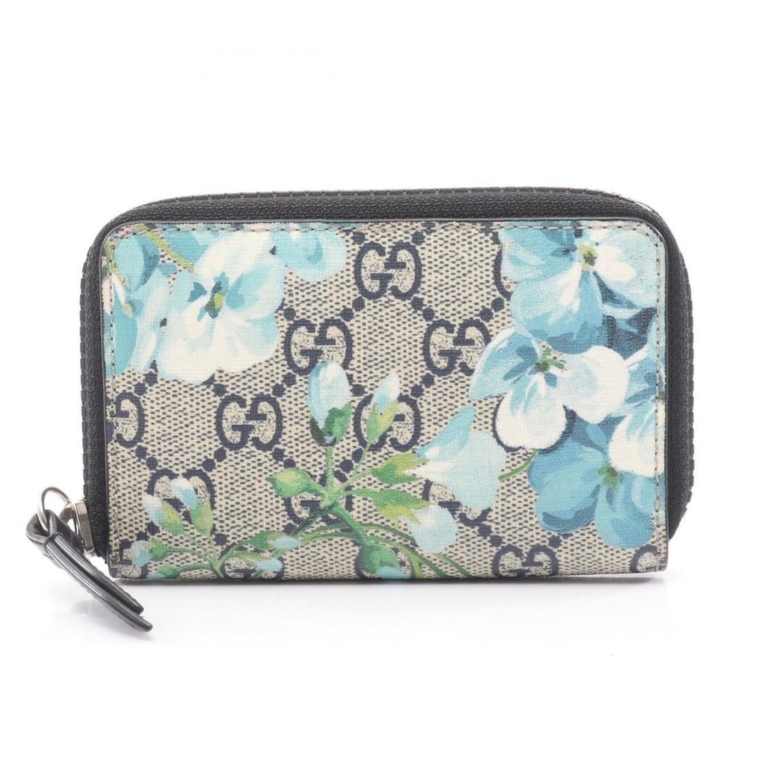 Gucci GG Blooms Wallet, Coin Purse, Canvas, Women's, Ivory, Blue, Green, 546354: --- Catalog ---Category: SizeSize (HxWxD): 8cm x 12cm x 2cm / 3.14'' x 4.72'' x 0.78''Category: DesignType: Long wallet (bi-fold)Color: Blue, Green, IvoryGender: WomenMaterial: Canvas , PVC Category: