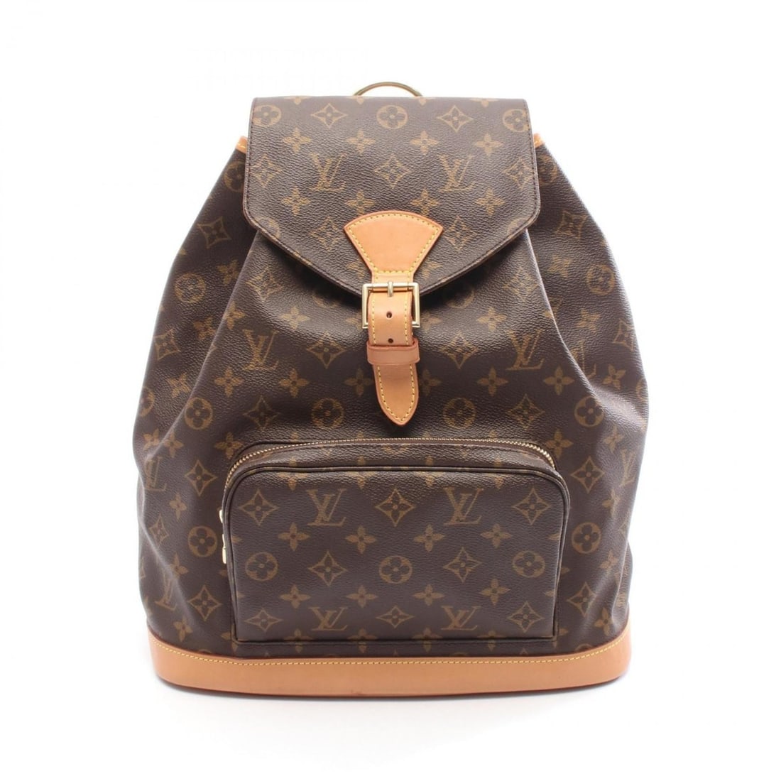 Louis Vuitton Mini Montsouris Backpack Bag, Coated Canvas and Leather, Monogram, Women's, Brown, (1 of 20)