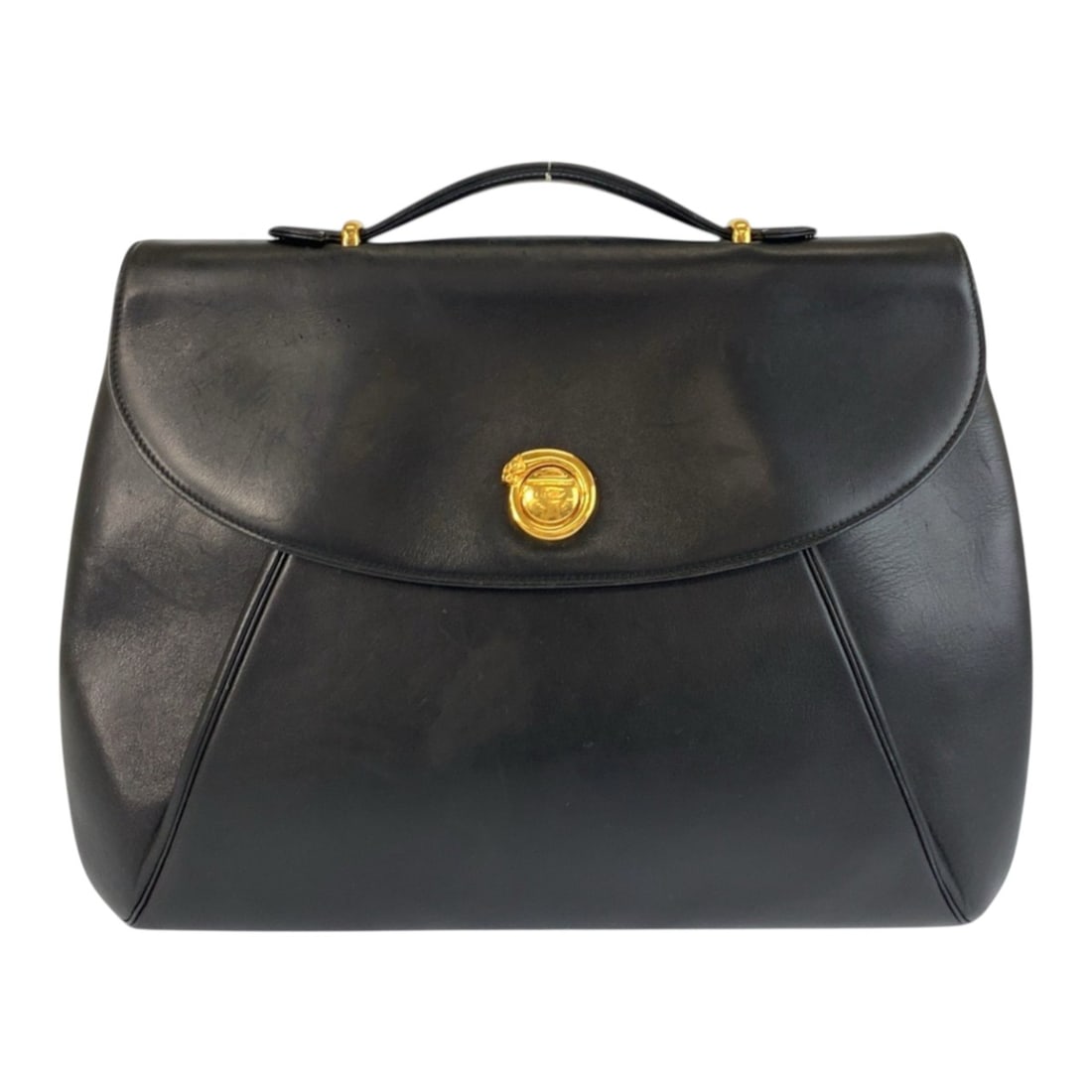 CARTIER Panthère Black/Blue with Gold Hardware Leather Business Bag/Briefcase for Men (1 of 10)