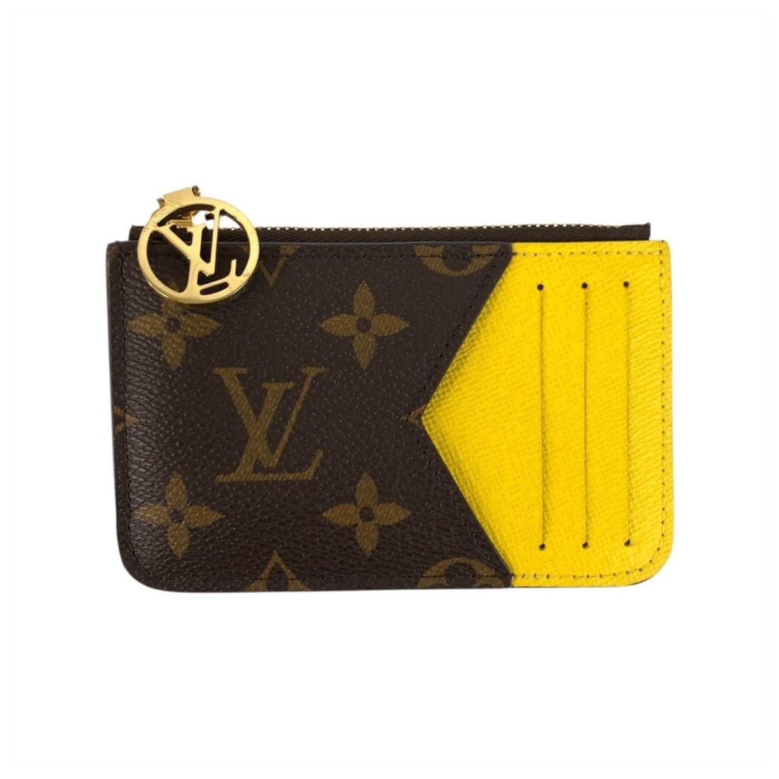 LOUIS VUITTON Monogram Porte Carte Romy Jaune Brown/Yellow Canvas M81882 Wallet/Coin Case/Business: --- Catalog ---Category: DesignType: Card caseColor: Brown, Jaune, YellowGender: MenMaterial: Monogram , Canvas Category: GeneralBrand: Louis VuittonCountry of Origin: FranceCategory: Physical Propert
