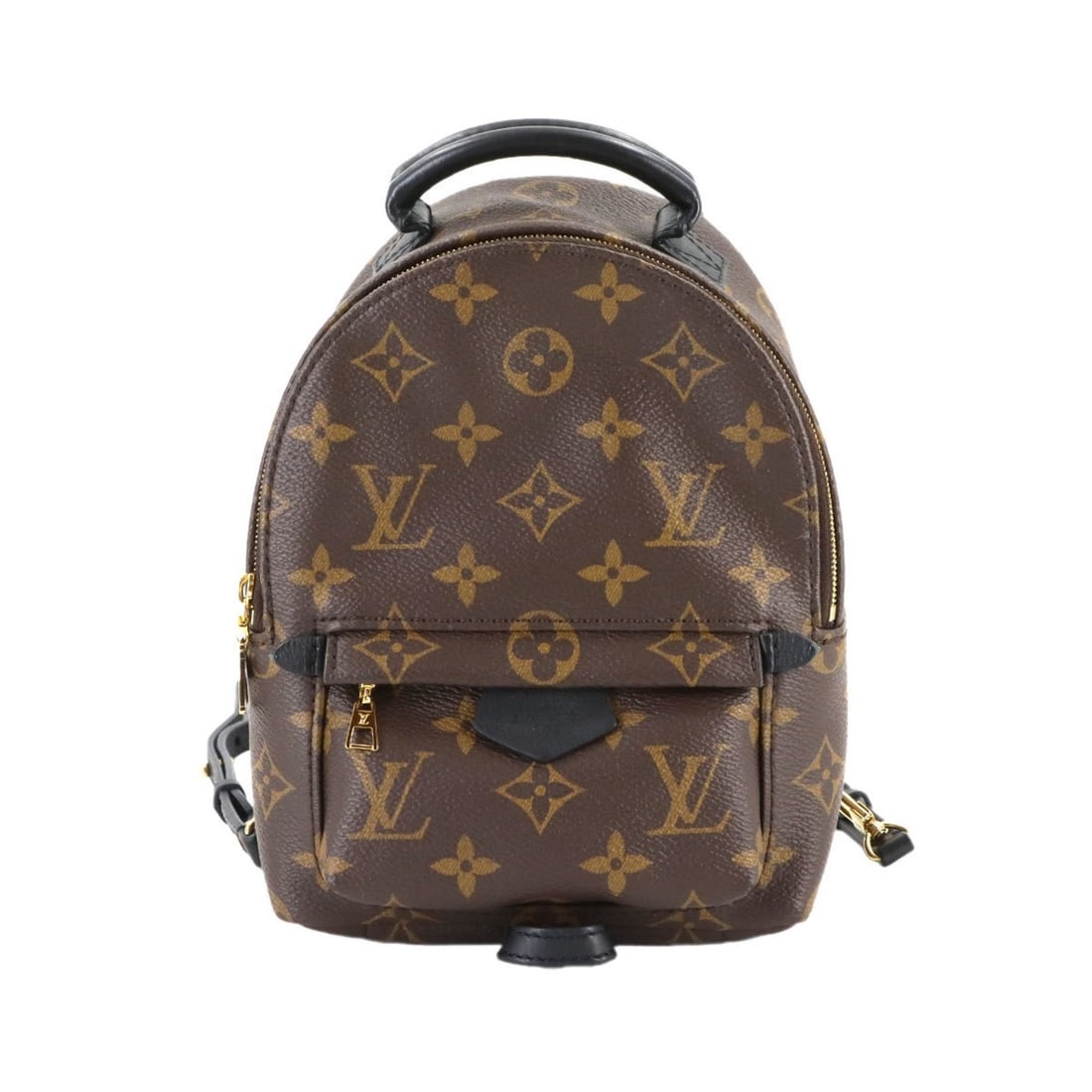 Louis Vuitton Monogram Palm Springs Mini Backpack, Brown, M44873: --- Catalog ---Category: SizeSize (HxWxD): 21.5cm x 16cm x 8.5cm / 8.46'' x 6.29'' x 3.34''Category: DesignType: BackpackColor: Brown, MonogramGender: WomenMaterial: Monogram Category: GeneralMPN: M44