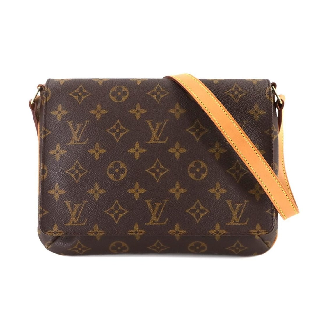 Louis Vuitton Monogram Musette Tango Short Shoulder Bag, Brown, M51257 (1 of 10)