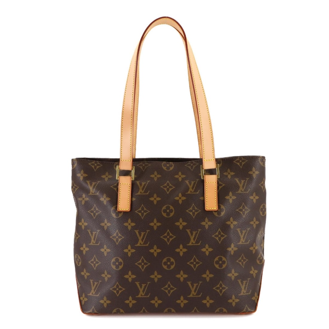 Louis Vuitton Monogram Cabas Piano Tote Bag, Brown, M51148, Gold Hardware: --- Catalog ---Category: SizeSize (HxWxD): 24.5cm x 27.5cm x 12cm / 9.64'' x 10.82'' x 4.72''Category: DesignType: Tote bagColor: Brown, MonogramGender: WomenMaterial: Monogram Category: GeneralMPN: M