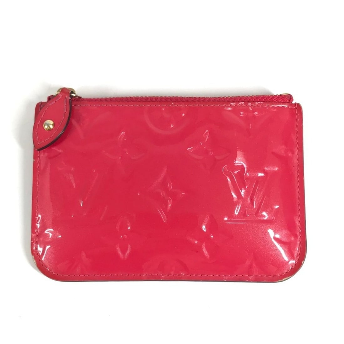 LOUIS VUITTON M90312 Monogram Vernis Pochette Cle NM Wallet with Coin Purse and Key Ring, Canvas,: --- Catalog ---Category: SizeSize (HxWxD): 8.5cm x 13cm / 3.34'' x 5.11''Category: DesignType: Coin purse/coin caseColor: PinkGender: Men,Women,UnisexMaterial: Monogram Vernis Category: GeneralLine: M