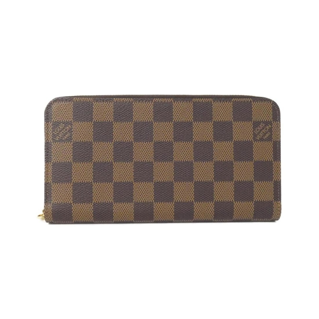 Louis Vuitton Damier Zippy Wallet N41661: --- Catalog ---Category: SizeSize (HxWxD): 10cm x 19cm x 2cm / 3.93'' x 7.48'' x 0.78''Category: DesignType: Long wallet (bi-fold)Color: EbeneGender: Women,MenMaterial: Coated canvas Category: