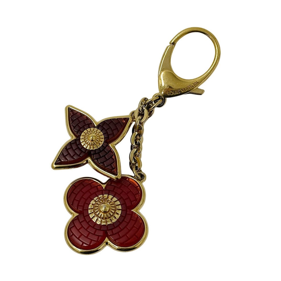 Louis Vuitton Keychain, GP Mosaic Sac with Red Gold Design, M66257, for Men and Women, Bag Charm, (1 of 20)