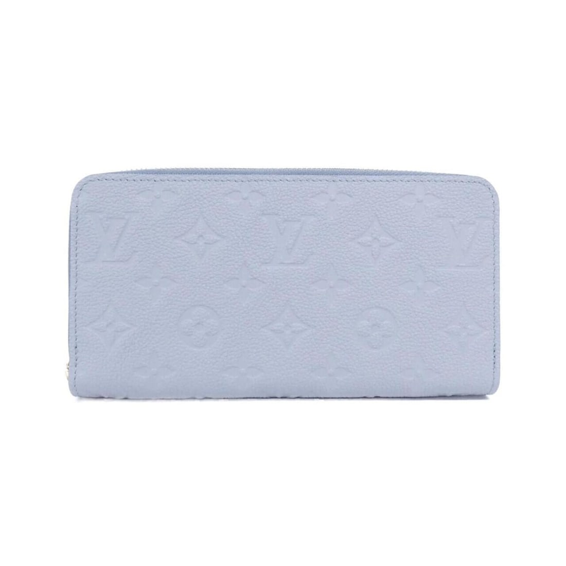 Louis Vuitton Monogram Empreinte Zippy Wallet M83225: --- Catalog ---Category: SizeSize (HxWxD): 10cm x 19cm x 2.5cm / 3.93'' x 7.48'' x 0.98''Category: DesignType: Long wallet (bi-fold)Color: Blue, Light blueGender: WomenMaterial: Leather Leather/Fur Ty