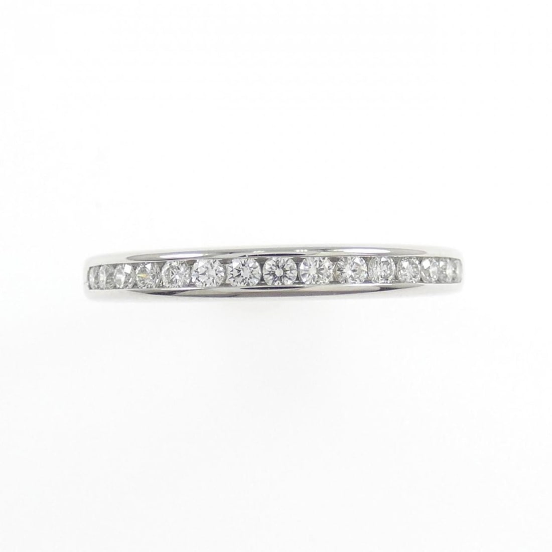 Tiffany Half Circle Channel Setting Ring - 2