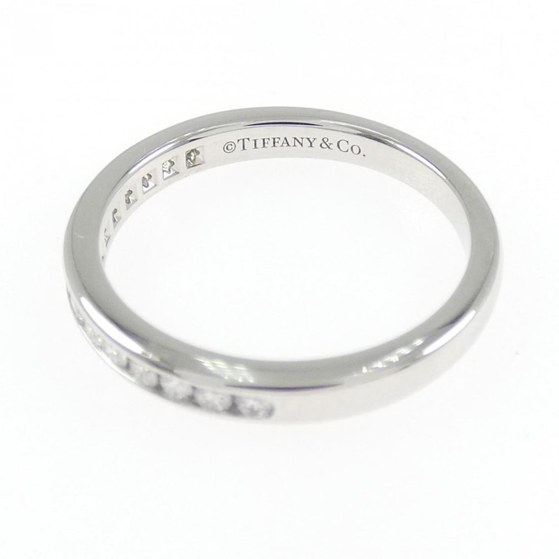 Tiffany Half Circle Channel Setting Ring - 4