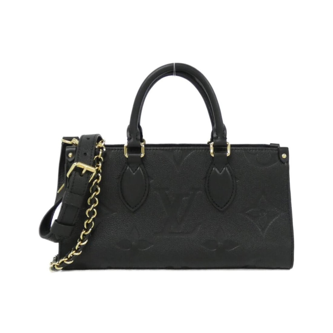 Louis Vuitton Monogram Empreinte On-the-Go EW M23640 Handbag: --- Catalog ---Category: SizeSize (HxWxD): 14cm x 27cm x 10cm / 5.51'' x 10.62'' x 3.93''Category: DesignType: HandbagColor: BlackGender: WomenMaterial: Leather Leather/Fur Type: CalfskinCategory: