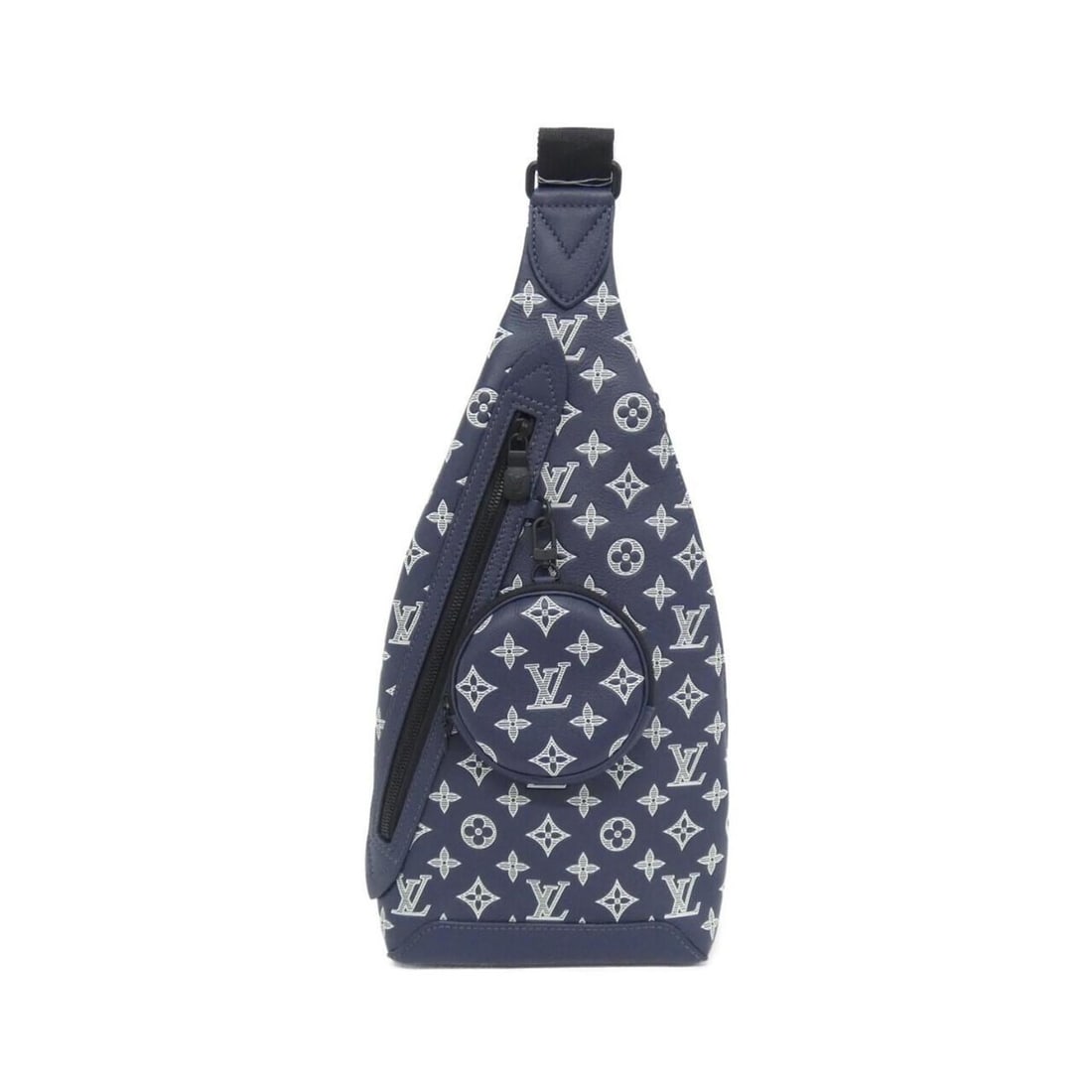 Louis Vuitton Monogram Shadow Duo Sling Bag M24751 Shoulder: --- Catalog ---Category: SizeSize (HxWxD): 42cm x 20cm x 6cm / 16.53'' x 7.87'' x 2.36''Category: DesignType: Shoulder bagColor: BlueGender: Women,MenMaterial: Leather Leather/Fur Type: