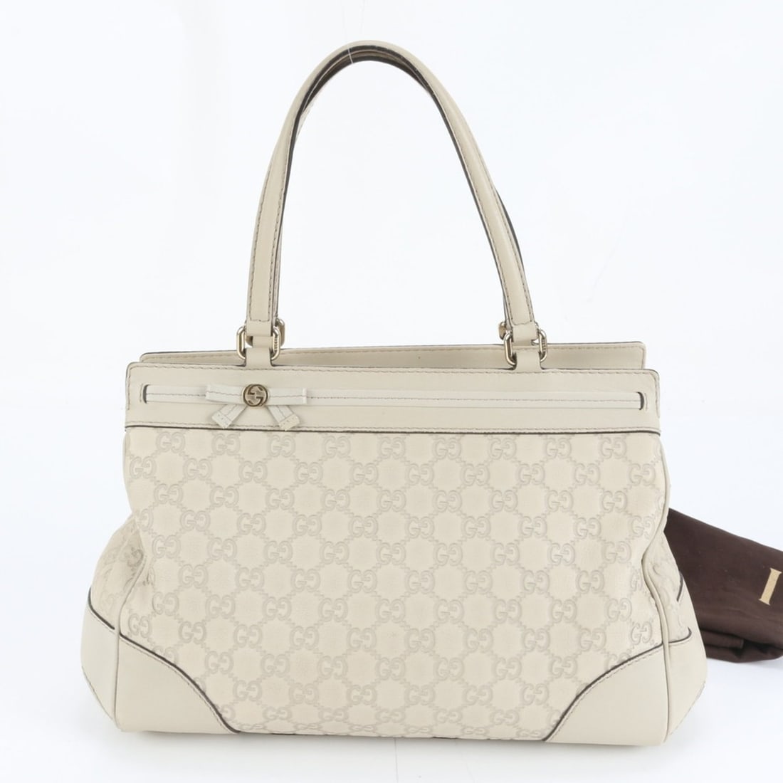 Gucci Guccissima Mayfair 257063 Leather Tote Bag Shoulder Handbag Women's (1 of 10)