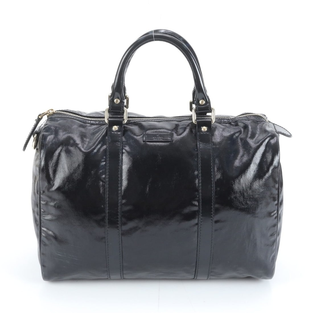 Gucci Mini Boston Leather Tote Bag, Handbag, Black, Women's (1 of 10)