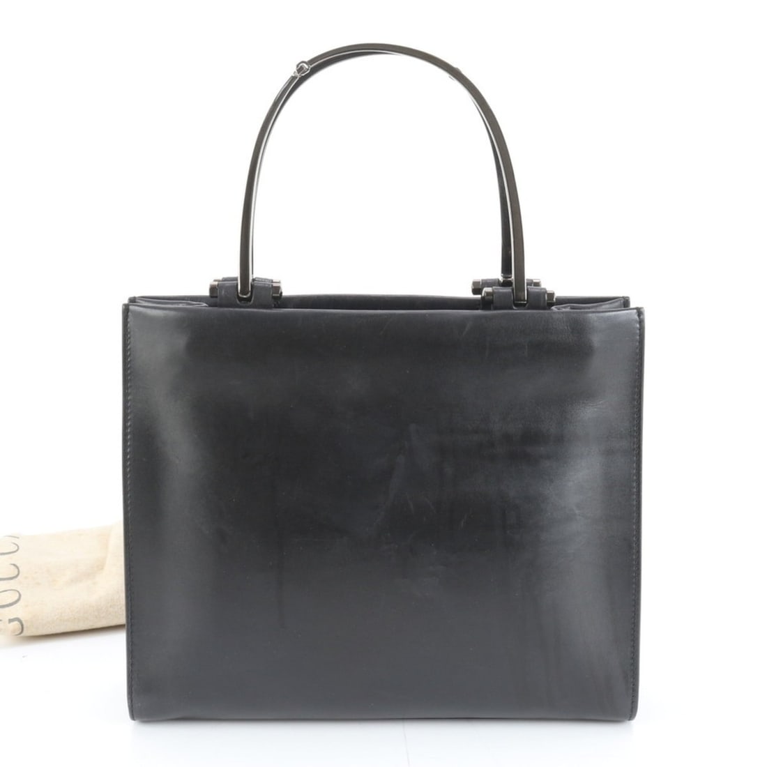 Gucci 002 1024 Leather Tote Handbag in Black for Women (1 of 12)