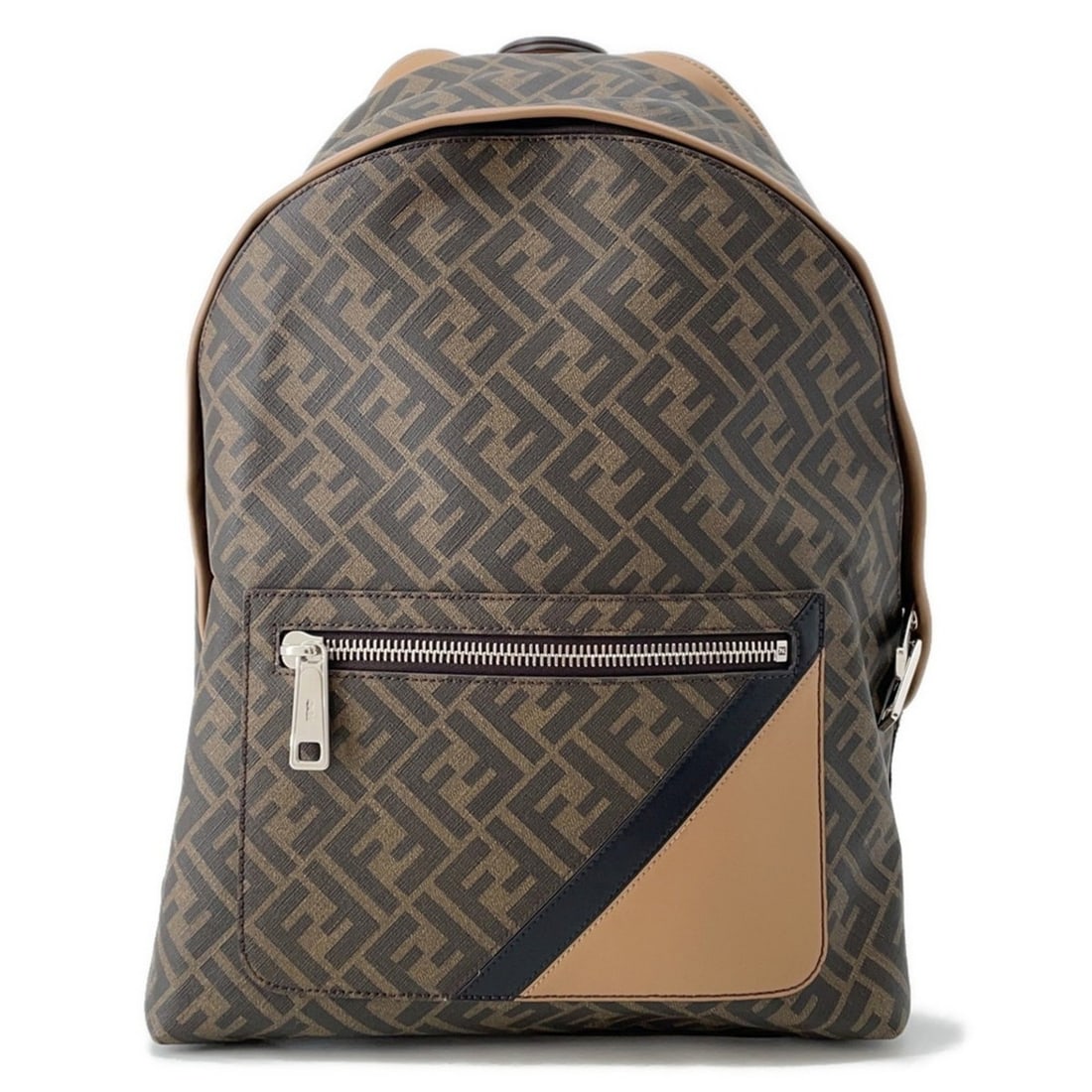 Fendi Zucca Chiodo Diagonal Backpack 7VZ076 FENDI Bag (1 of 17)
