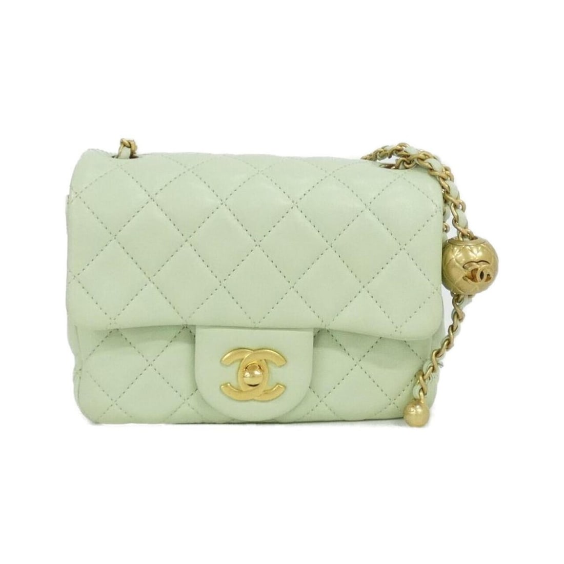 Chanel AS1786 Shoulder Bag: --- Catalog ---Category: SizeSize (HxWxD): 13cm x 17cm x 7cm / 5.11'' x 6.69'' x 2.75''Category: DesignType: Shoulder bagColor: Green, Light greenGender: WomenMaterial: Leather Leather/Fur Type: