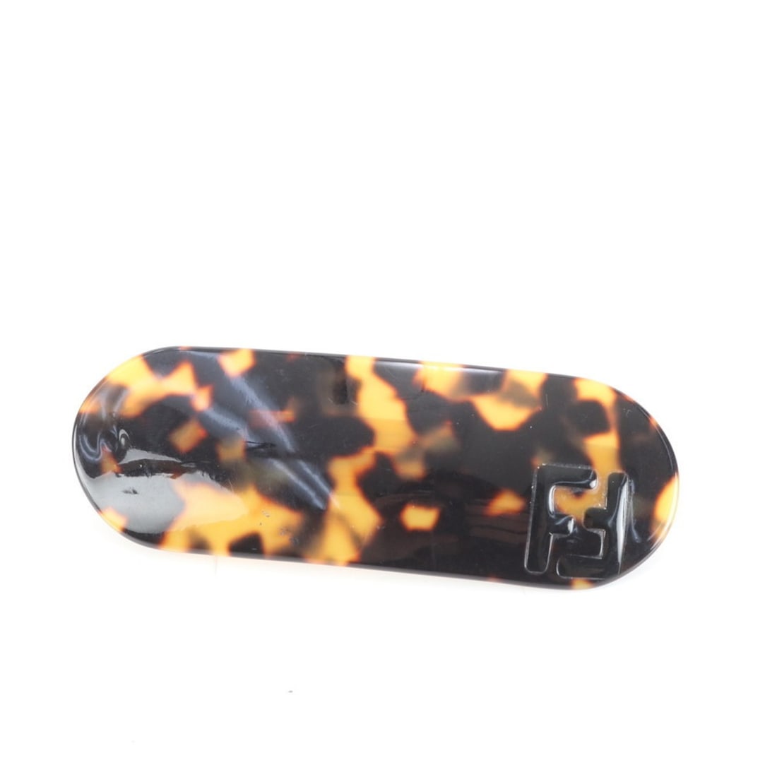 Fendi FF Barrette Hairpin Hair Accessory Brown Women's: --- Catalog ---Category: SizeSize (LxW): 3cm x 9cm / 1.18'' x 3.54''Category: DesignType: BarretteColor: BrownGender: WomenCategory: GeneralBrand: Fendi--- Item List ---Section: ConditionRanking: