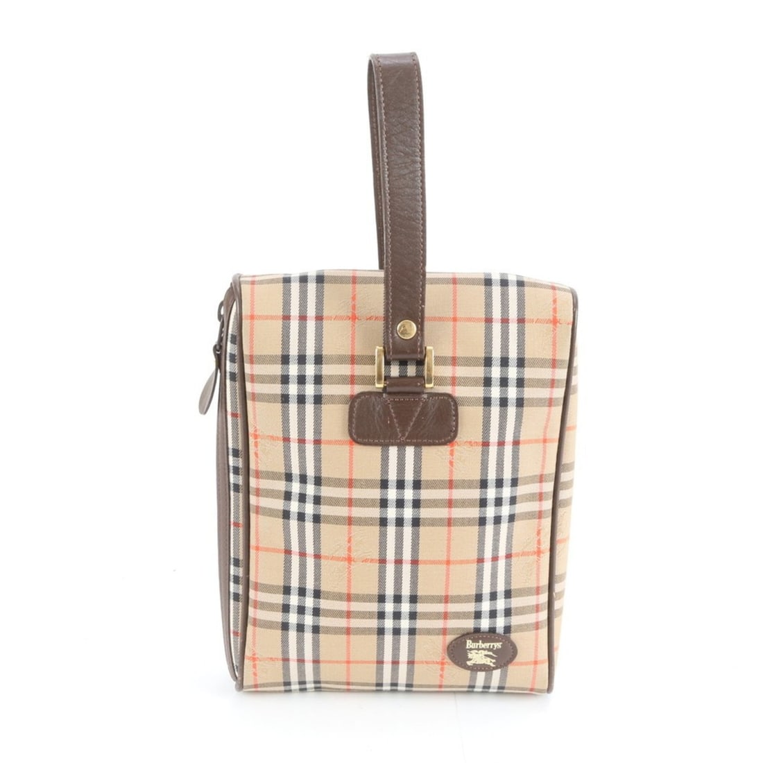 Burberry Nova Check Shadow Horse Leather and Canvas Handbag in Brown for Women (1 of 8)