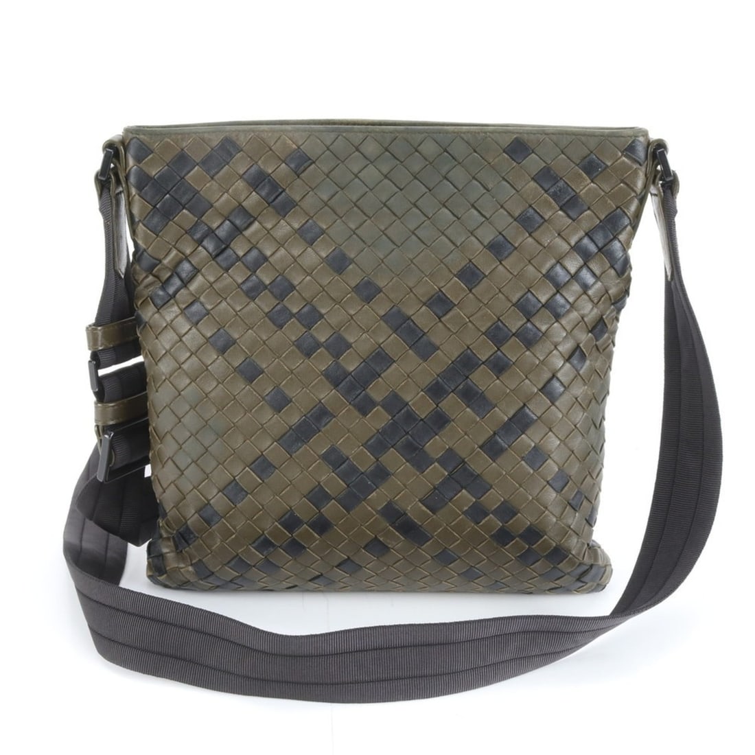 Bottega Veneta Intrecciato Leather Shoulder Bag Messenger for Men (1 of 15)