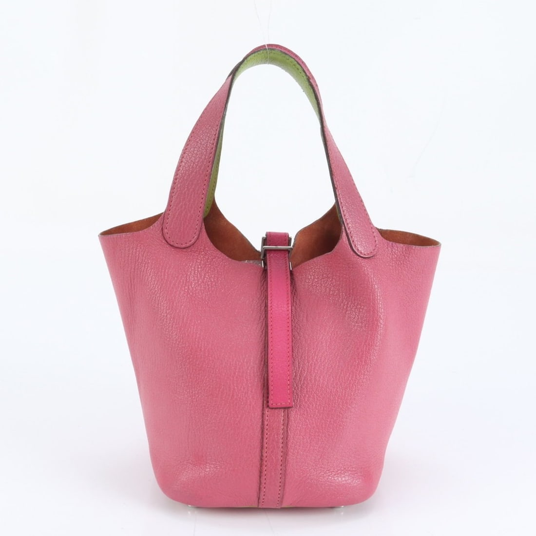 Hermes Hermès Picotin PM Leather Handbag Tote Pink Women's with J Stamp (1 of 10)