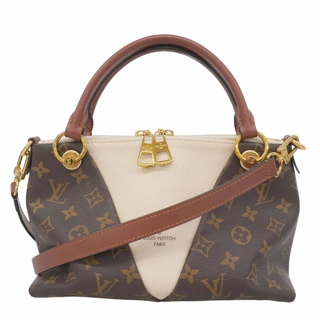 Louis Vuitton Monogram V Tote BB M44520 Crème 2-Way Bag for Women (1 of 17)
