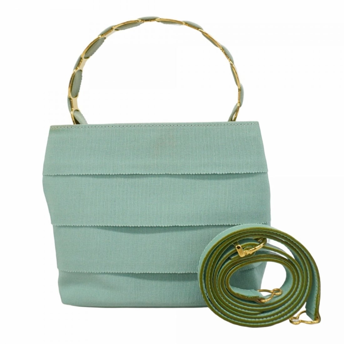 Salvatore Ferragamo Vara Canvas Handbag, Turquoise Blue, 2-Way Bag for Women: --- Catalog ---Category: SizeSize (HxWxD): 15.5cm x 16.5cm x 6cm / 6.1'' x 6.49'' x 2.36''Category: DesignType: HandbagColor: TurquoiseGender: WomenMaterial: Canvas Hardware Color: GoldCategory: Gener
