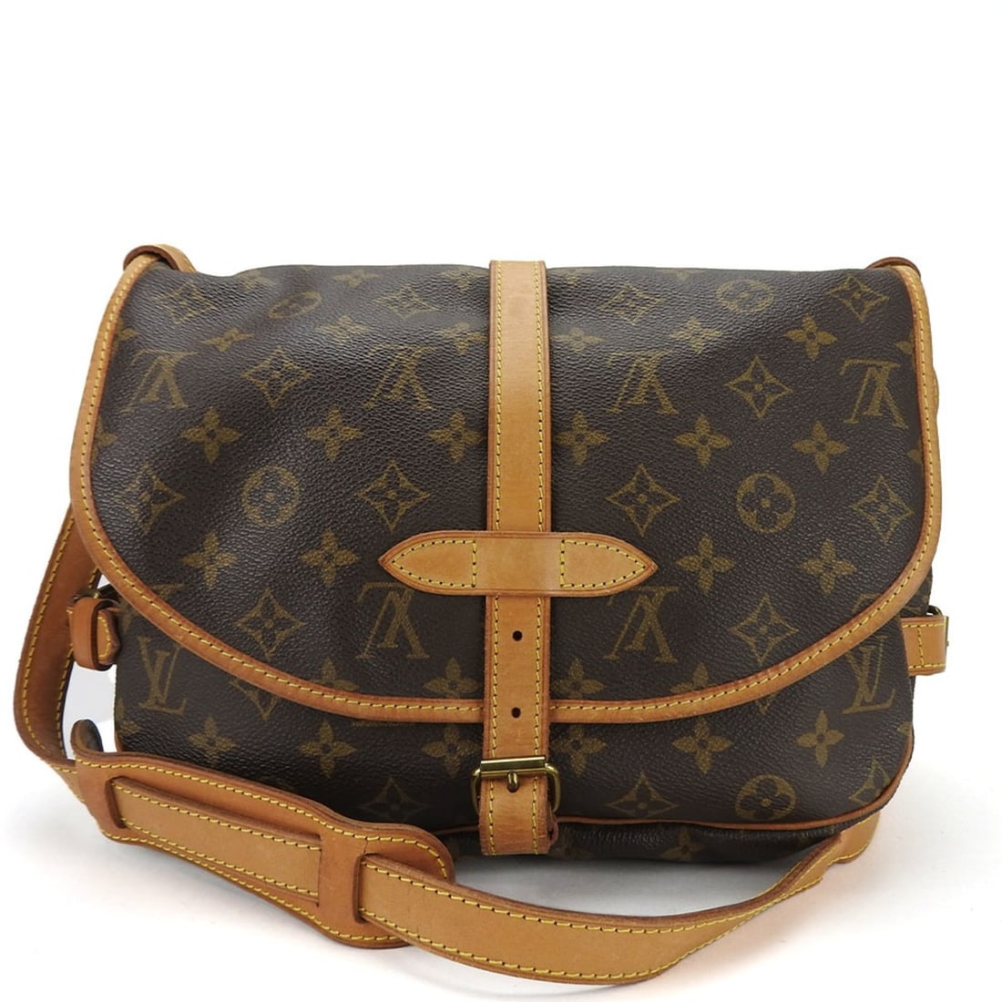 Louis Vuitton Saumur 30 Shoulder Bag M42256 Monogram Leather Women's LOUIS VUITTON (1 of 12)
