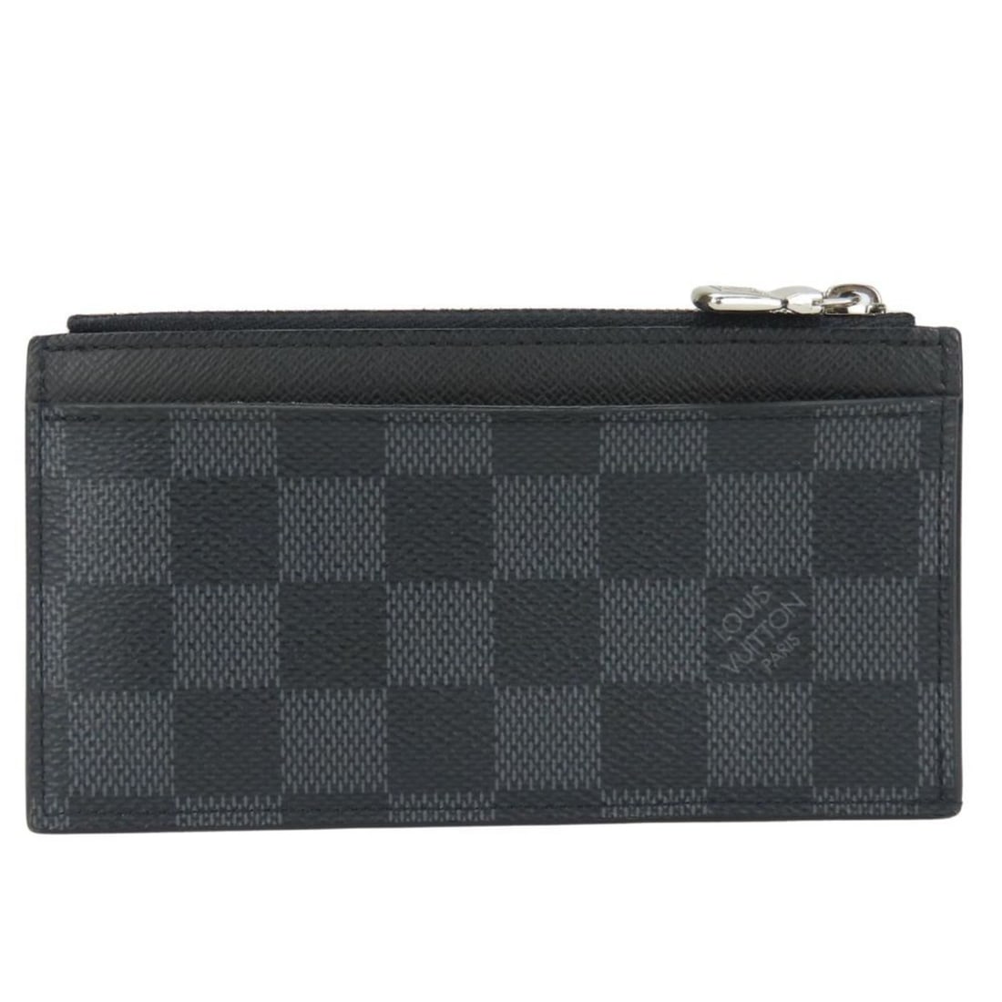 Louis Vuitton Business Card Case, Coin, Holder N64038, Damier Graphite, Black, Gray, Silver (1 of 17)