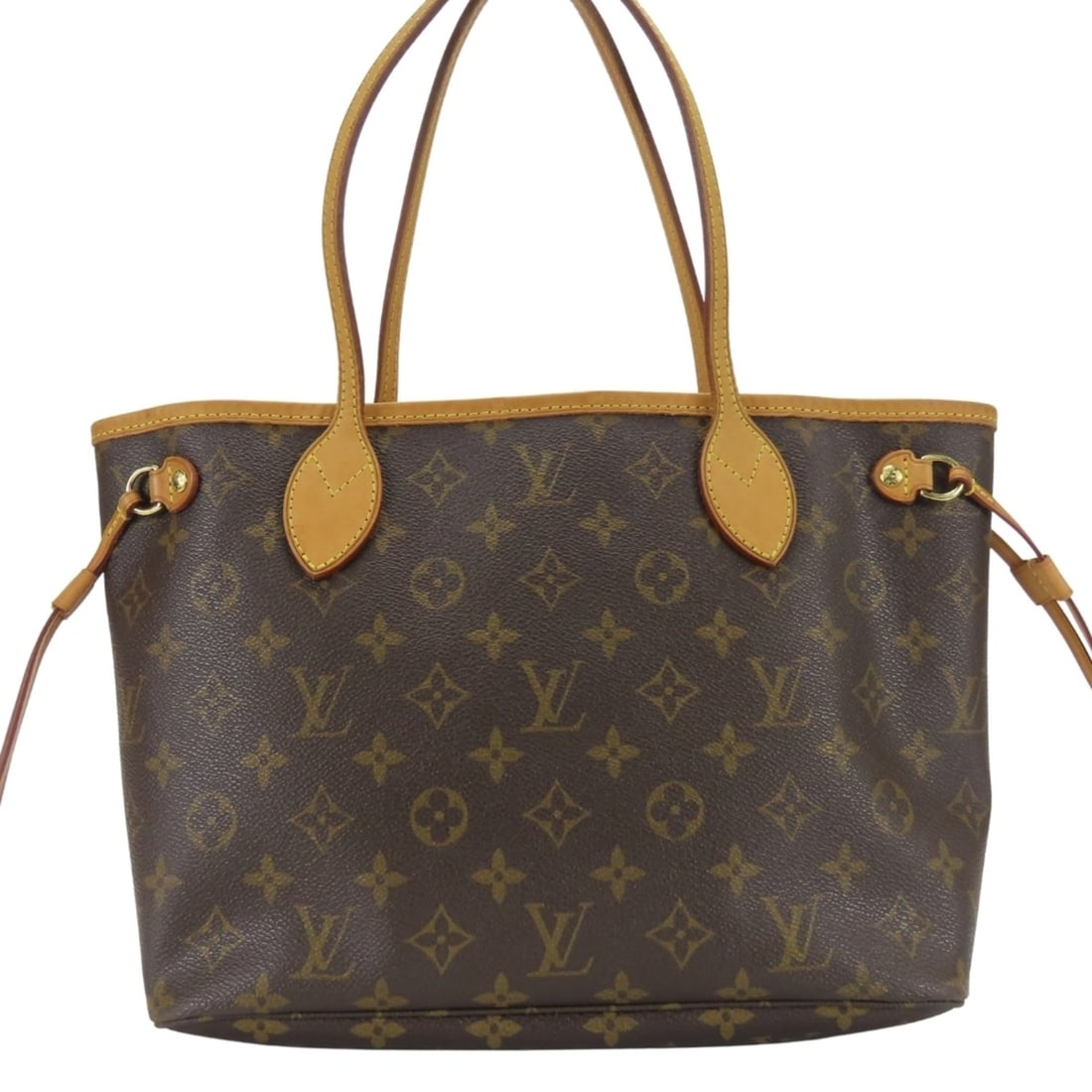 Louis Vuitton Neverfull PM Tote Bag M40155 Monogram Tanned Leather Brown Women's LOUIS VUITTON (1 of 20)