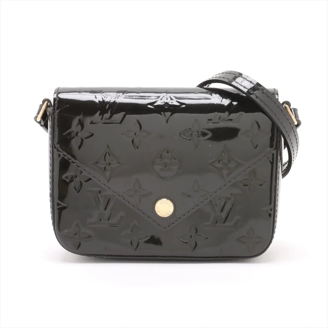 Louis Vuitton Monogram Vernis Sac Lucy M90283 Leather Shoulder Bag for Women: --- Catalog ---Category: SizeSize (HxWxD): 12cm x 15cm x 4cm / 4.72'' x 5.9'' x 1.57''Category: DesignType: Shoulder bagColor: NoirGender: WomenMaterial: Leather Category: GeneralLine: Monogram Vernis