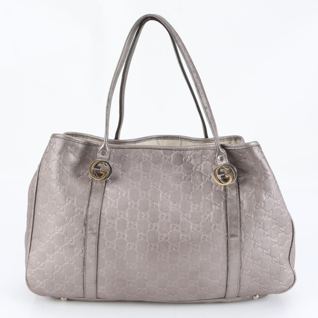 Gucci Guccissima GG Twins 232956 Leather Tote Bag Shoulder Handbag Women's (1 of 11)